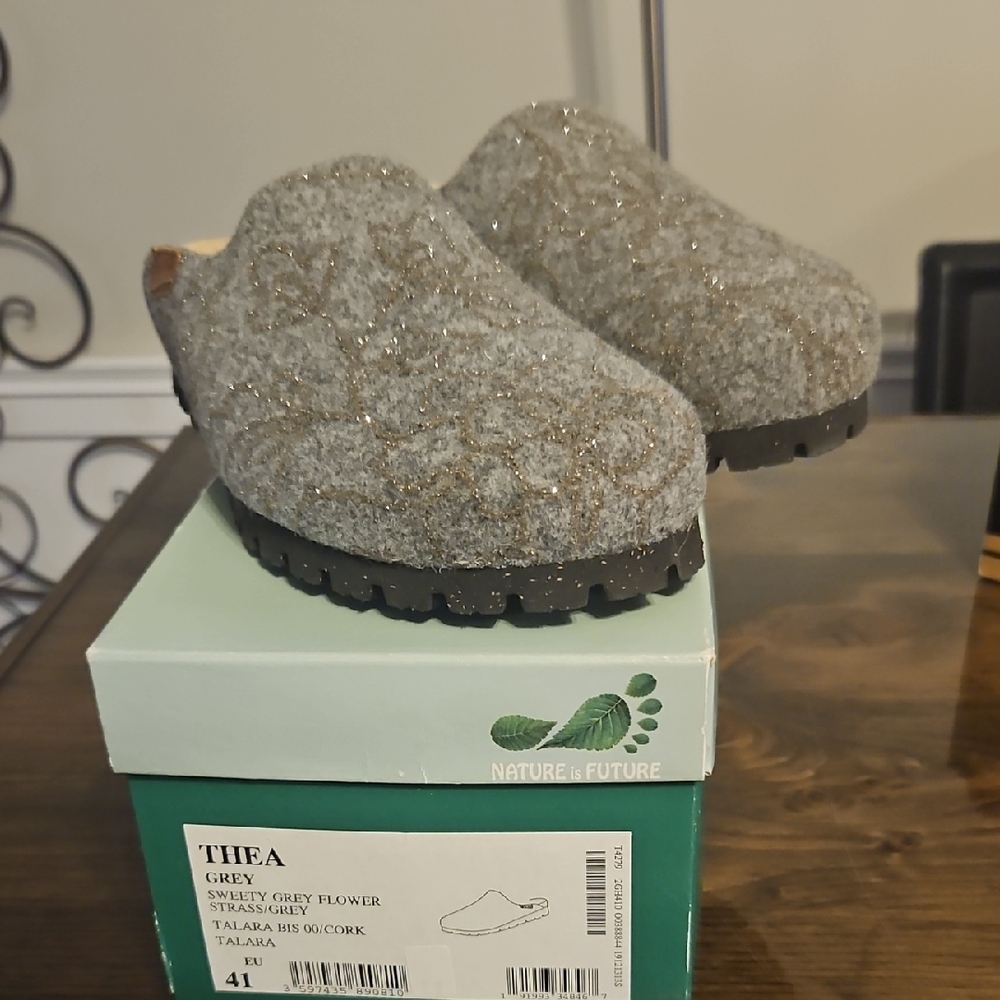 Thea Gray Mules by